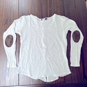 Sheer White Long Sleeve Top